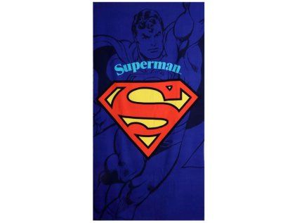 RUČNÍK OSUŠKA|DC COMICS|SUPERMAN  LOGO|90 x 180 x 1 cm