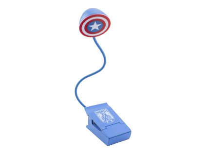 LAMPA S KLIPEM|MARVEL  CAPTAIN AMERICA|SHIELD|VÝŠKA 27 cm