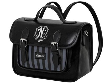 BATOH DÁMSKÝ|WEDNESDAY  NEVERMORE ACADEMY|26 x 20 x 11 cm