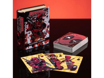 KARTY HRACÍ|MARVEL|DEADPOOL  COMIC BOOK|PLECHOVÁ KRABIČKA