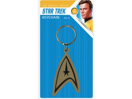 PŘÍVĚSEK NA KLÍČE|STAR TREK  INSIGNIA|5 x 6 cm