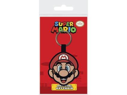 PŘÍVĚSEK NA KLÍČE|TEXTILIE  SUPER MARIO|FACE