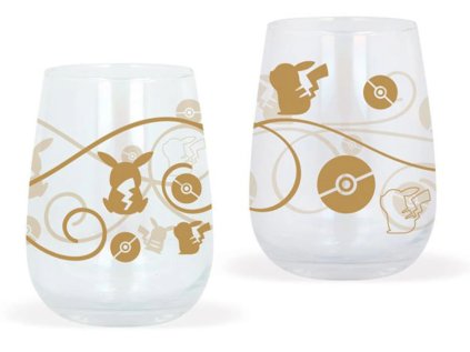 SKLENICE SKLO ČIRÉ|BALENÍ 2 KUSŮ  510 ml|POKÉMON|PIKACHU