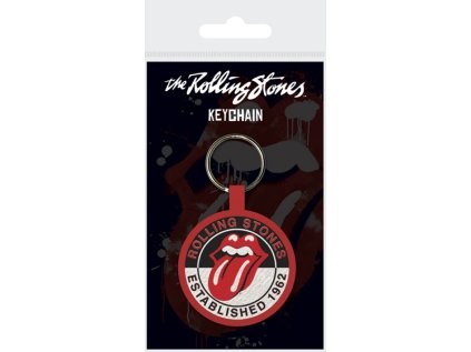 PŘÍVĚSEK NA KLÍČE|TEXTILIE  THE ROLLING STONES|EST.1962