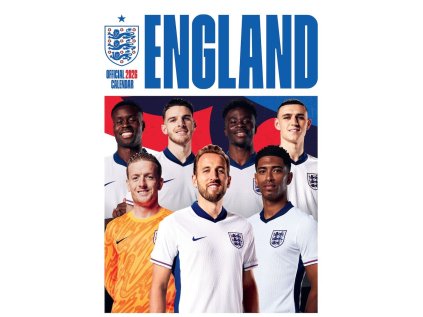 KALENDÁŘ 2026|FOTBAL  ENGLAND (29,7 x 42 cm) A3
