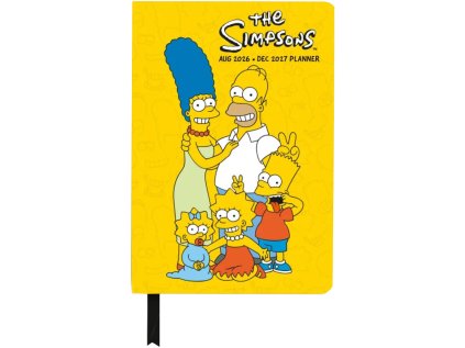 DIÁŘ 2026/2027 POCKET|THE SIMPSONS  TÝDENNÍ|LEPENÁ VAZBA