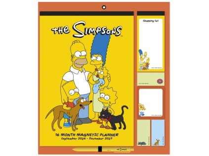 KALENDÁŘ 2026/2027 PLÁNOVACÍ|FILM  THE SIMPSONS (30 x 35 cm)