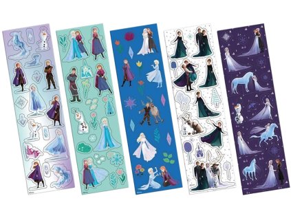 NÁLEPKY SET 5 LISTŮ|DISNEY  FROZEN|CHARACTERS