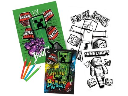 KREATIVNÍ SET S BLOKEM|MINECRAFT  CHARACTERS