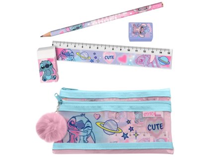 ŠKOLNÍ POMŮCKY SET5|DISNEY  LILO & STITCH|STITCH|19 x 10 x 2 cm