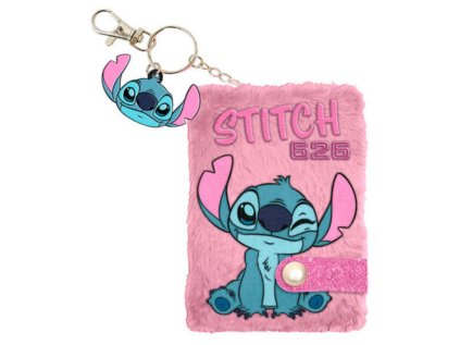 PŘÍVĚSEK NA KLÍČE 3D|ZÁPISNÍK MINI  DISNEY|LILO & STITCH|7 x 10 cm