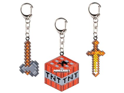 PŘÍVĚSEK NA KLÍČE|SET3|MINECRAFT  WEAPONS