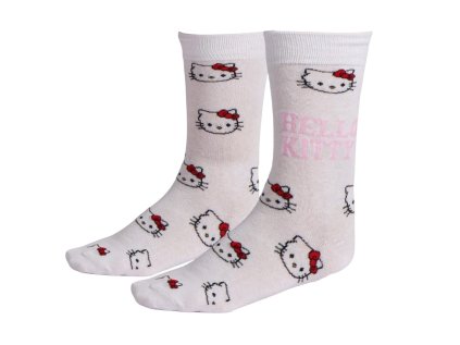 PONOŽKY DÁMSKÉ|SET 3 PÁRŮ  HELLO KITTY|VELIKOST (EU 36-43)