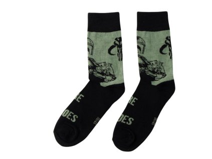 PONOŽKY PÁNSKÉ|STAR WARS  THE MANDALORIAN|EU 38-45