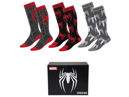 PONOŽKY PÁNSKÉ|MARVEL|SPIDERMAN  HANGING SPIDER|VELIKOST EU 38-45
