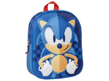 BATOH DĚTSKÝ 3D|SONIC  HANDS ON HIPS|26 x 32 x 10 cm