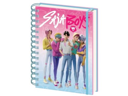 BLOK|ZÁPISNÍK A5|K-POP  DEMONS HUNTERS|SAJA BOYS