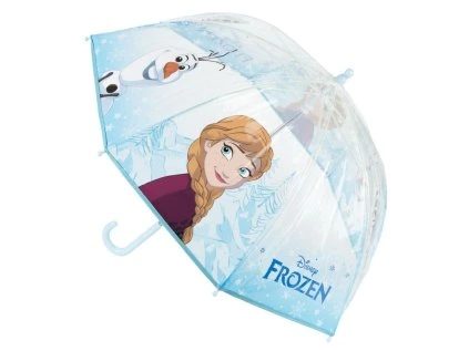 DEŠTNÍK MANUÁLNÍ|DĚTSKÝ|DISNEY  FROZEN|ELSA,ANNA,OLAF|PRŮMĚR 70 cm