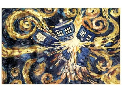 PLAKÁT 61 x 91,5 cm|DOCTOR WHO  EXPLODING TARDIS