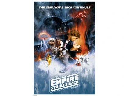 PLAKÁT 61 x 91,5 cm|STAR WARS  THE EMPIRE STRIKES BACK