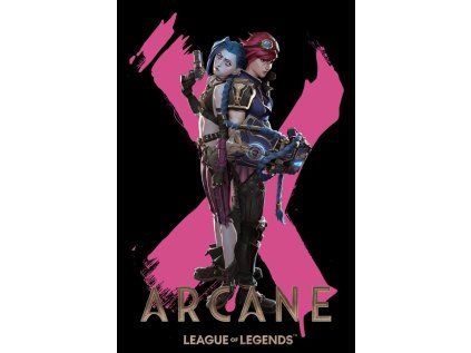 PLAKÁT 61 x 91,5 cm  LEAGUE OF LEGENDS|ARCANE DUO