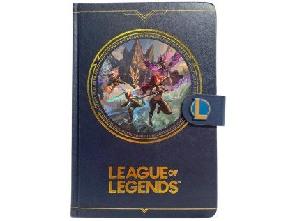 BLOK|ZÁPISNÍK A5|PREMIUM  LEAGUE OF LEGENDS|CHAMPIONS