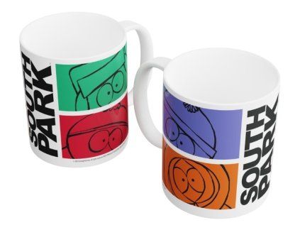 HRNEK KERAMICKÝ|SOUTH PARK  350 ml|BLOCK COLOUR