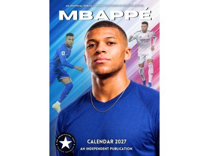 KALENDÁŘ 2027|FOTBAL  MBAPPÉ (29,7 x 42 cm) A3