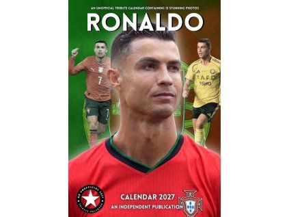 KALENDÁŘ 2027|FOTBAL  CRISTIANO RONALDO (29,7 x 42 cm) A3