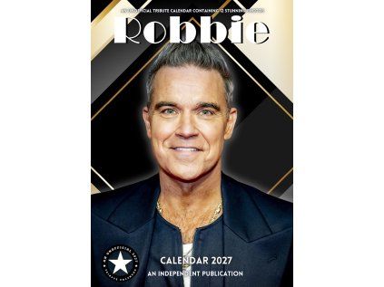 KALENDÁŘ 2027|HUDBA  ROBBIE WILLIAMS (29,7 x 42 cm)