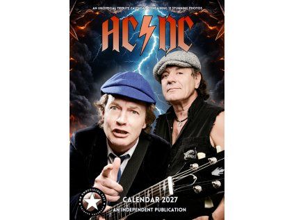 KALENDÁŘ 2027|HUDBA  AC/DC (29,7 x 42 cm) A3
