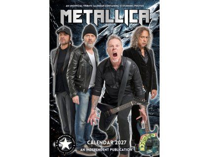 KALENDÁŘ 2027|HUDBA  METALLICA (29,7 x 42 cm) A3
