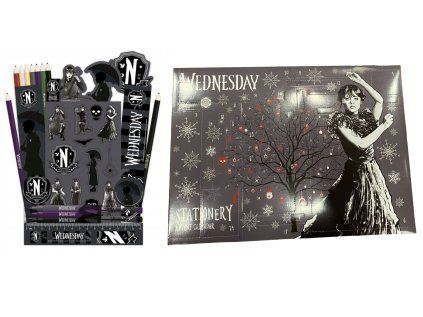 KALENDÁŘ ADVENTNÍ|FILM  WEDNESDAY|SET 24 KUSŮ