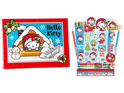 KALENDÁŘ ADVENTNÍ|HELLO KITTY  WINTER JOYS|SET 24 KUSŮ