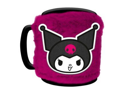 HRNEK KERAMICKÝ|HELLO KITTY  440 ml|KUROMI|S CHLUPATÝM OBALE