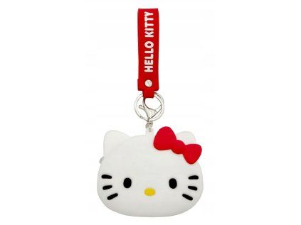 PENĚŽENKA NA MINCE|HELLO KITTY  RED BOW|10 x 8 x 3 cm