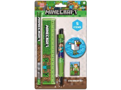 ŠKOLNÍ POMŮCKY SET5|MINECRAFT  CHARACTERS|5 ŠKOLNÍCH POMŮCEK