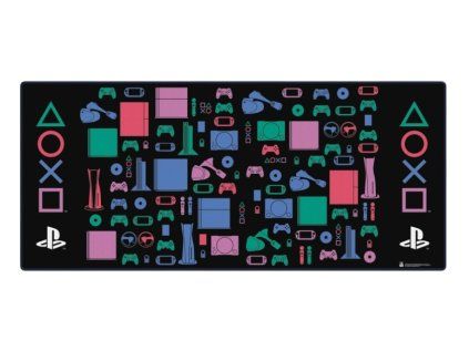 PODLOŽKA HERNÍ|PLAYSTATION  SYMBOLS|80 x 35 cm