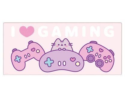 PODLOŽKA HERNÍ|PUSHEEN  I LOVE GAMING|90 x 40 cm