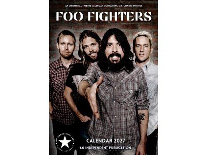 KALENDÁŘ 2027|HUDBA  FOO FIGHTERS (29,7 x 42 cm) A3