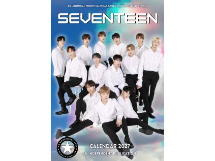 KALENDÁŘ 2027|HUDBA  SEVENTEEN (29,7 x 42 cm)