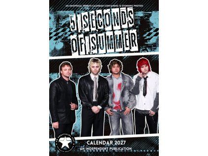 KALENDÁŘ 2027|HUDBA  5 SECONDS OF SUMMER (29,7 x 42 cm)