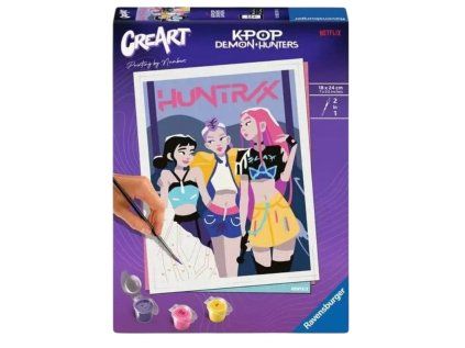 OMALOVÁNKY|K-POP|DEMON HUNTERS  SADA PRO MALOVÁNÍ PODLE ČÍSEL