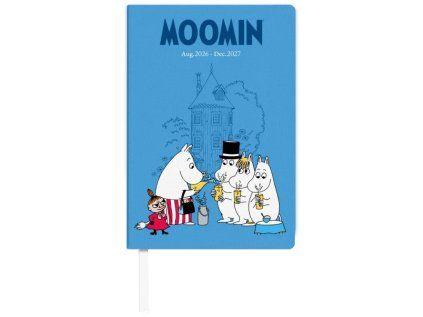 DIÁŘ 2026/2027 POCKET|MOOMIN  TÝDENNÍ|LEPENÁ VAZBA