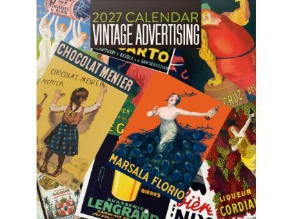 KALENDÁŘ 2027|ART  VINTAGE ADVERTISING (30 x 30|60 cm)