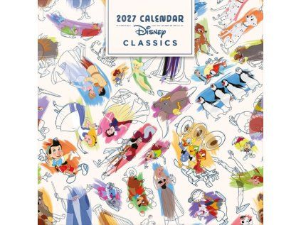 KALENDÁŘ 2027|DĚTSKÝ  DISNEY CLASSICS (30 x 30 cm)