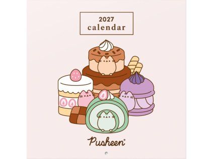 KALENDÁŘ 2027|KOMIKS  PUSHEEN (30 x 30|60 cm) SQ 16M