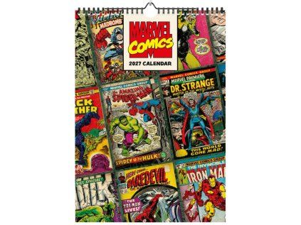 KALENDÁŘ 2027|KOMIKS  MARVEL COMICS (29,7 x 42 cm) A3