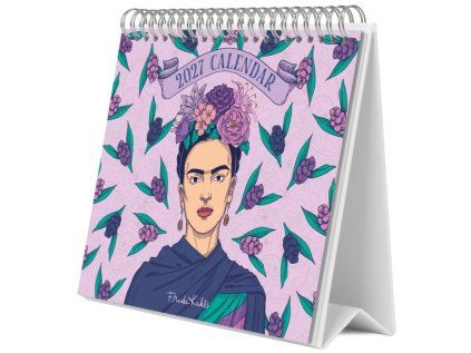 KALENDÁŘ 2027 STOLNÍ|ART  FRIDA KAHLO (20 x 17 cm)