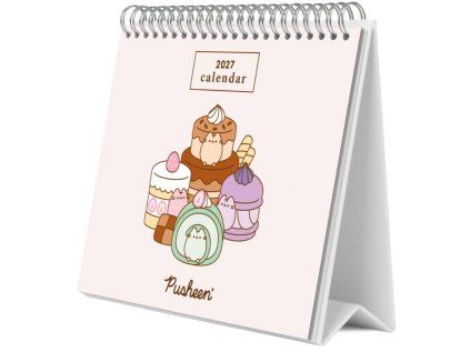 KALENDÁŘ 2027 STOLNÍ|KOMIKS  PUSHEEN (20 x 17 cm)